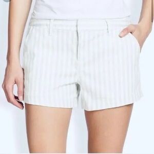 Grey/white pinstripe Joie Shorts